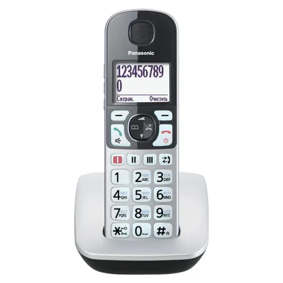 TELEFON DECT PANASONIC KX-TGE510, ARGINTIU