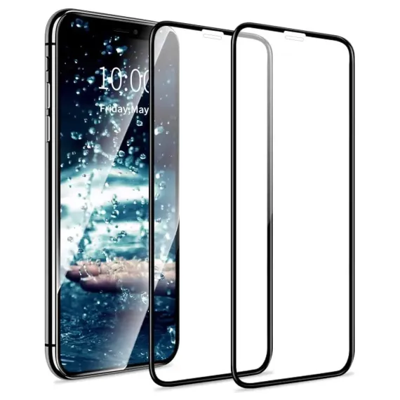ЗАЩИТНОЕ СТЕКЛО CELLULARLINE TEMPERED GLASS FOR IPHONE 11 PRO MAX/ XS MAX, ЧЁРНЫЙ