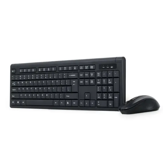 SET TASTATURA + MOUSE GEMBIRD KBS-WM-03-RU, FARA FIR, NEGRU