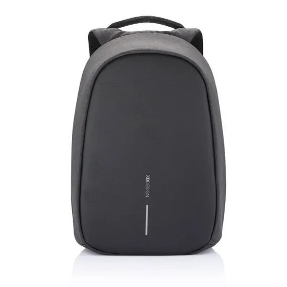 RUCSAC PENTRU LAPTOP BOBBY PRO, 15.6", PIELE ARTIFICIALA, NEGRU