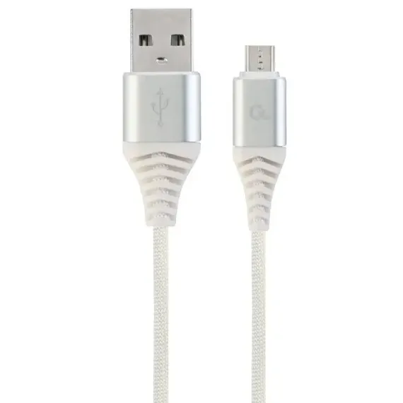 CABLU INCARCARE SI SINCRONIZARE CABLEXPERT CC-USB2B-AMMBM-2M-BW2, USB TYPE-A/MICRO-USB, 2M, ALB