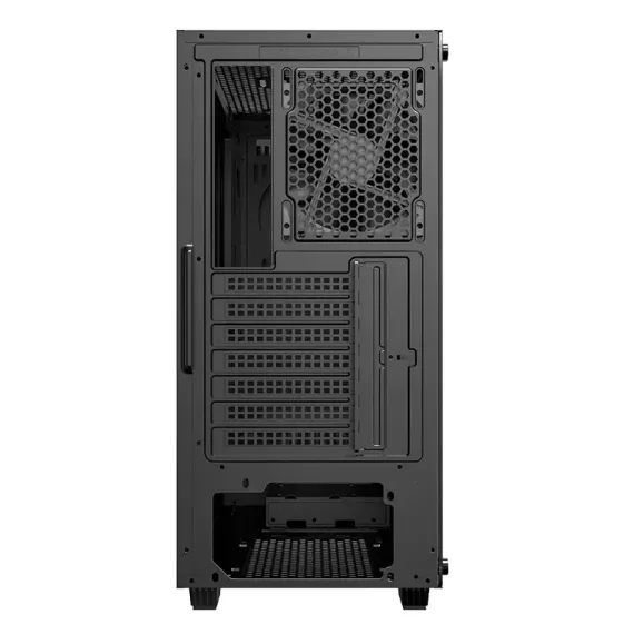 CARCASA PC GAMEMAX FORTRESS TG, MIDI-TOWER, ATX, NEGRU