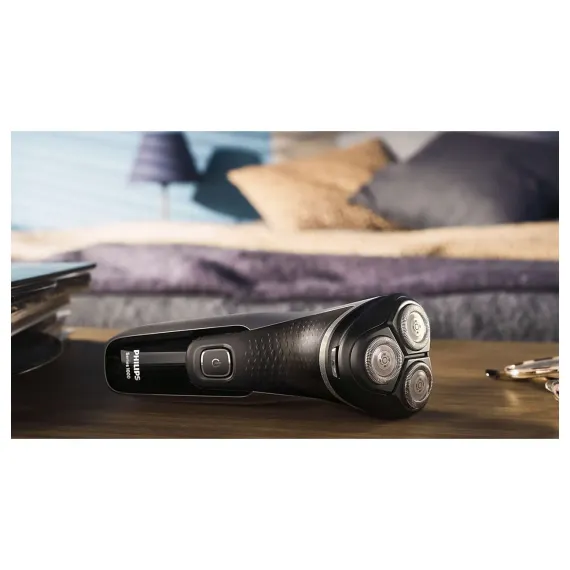 APARAT DE RAS ELECTRIC PHILIPS SHAVER SERIES 1000 S1332/41, NEGRU