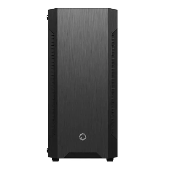 CARCASA PC GAMEMAX FORTRESS TG, MIDI-TOWER, ATX, NEGRU