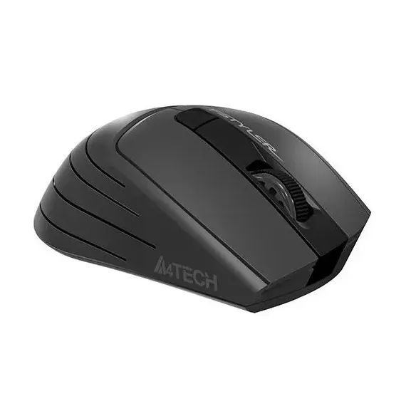 MOUSE WIRELESS A4TECH FG30, NEGRU/GRI