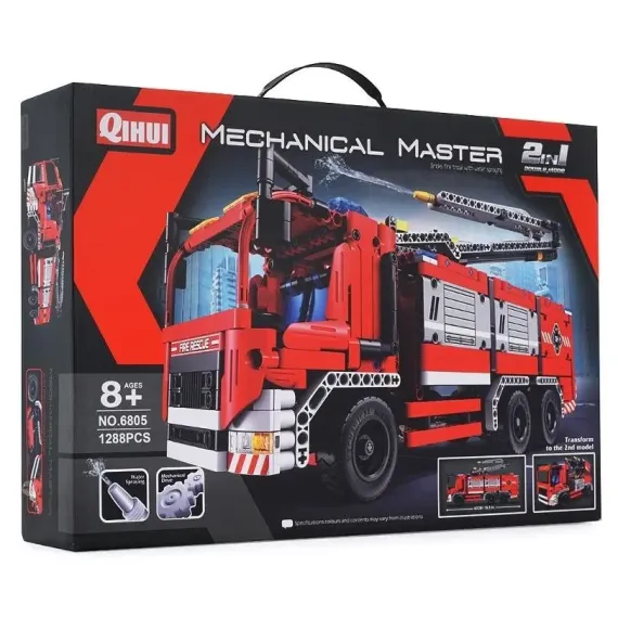 CONSTRUCTOR XTECH FIRE TRUCK WITH WATER SPRAYING