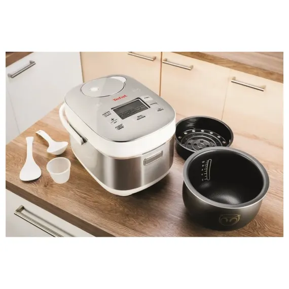 APARAT DE GATIT MULTIFUNCTIONAL TEFAL INDUCTION, ALB / ARGINTIU