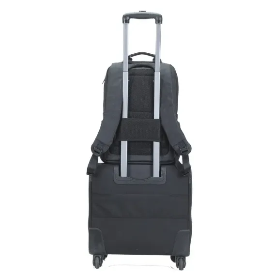RUCSAC PENTRU LAPTOP RIVACASE NARITA, 15.6", POLIESTER, NEGRU