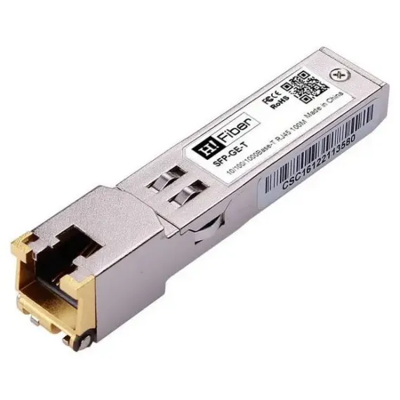 TRANSCEIVER - 10/100/1000 BASE-T SFP, 1GBPS, 0,1KM