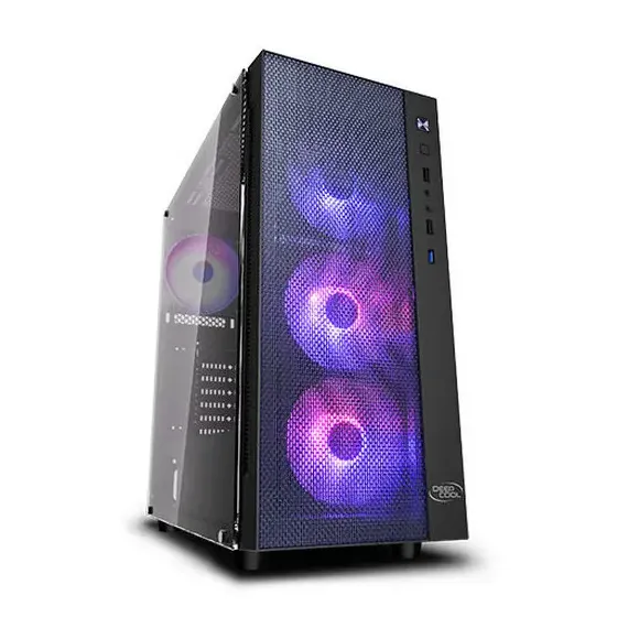 CARCASA PC DEEPCOOL MATREXX 55 MESH ADD-RGB 4F, MIDI-TOWER, ATX, NEGRU