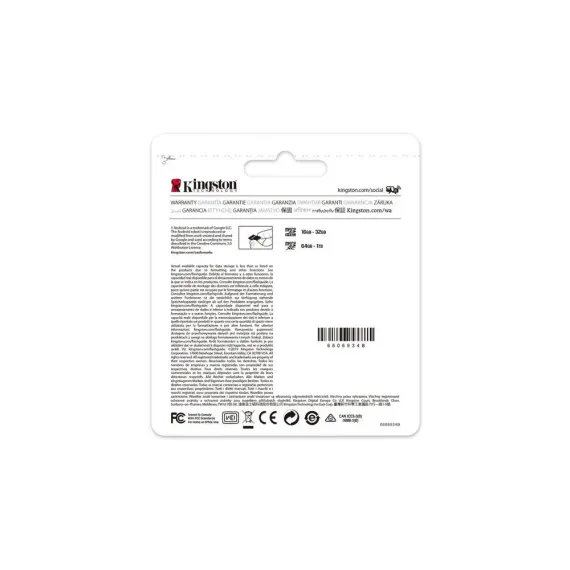 CARD DE MEMORIE KINGSTON CANVAS SELECT+, 256GB (SDCS2/256GB)