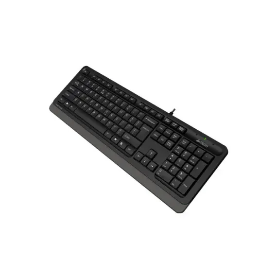 TASTATURA A4TECH FK10, CU FIR, NEGRU/GRI