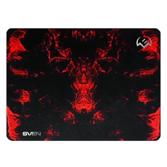 SET TASTATURA + MOUSE + MOUSE PAD SVEN GS-9000, CU FIR, NEGRU/ROSU
