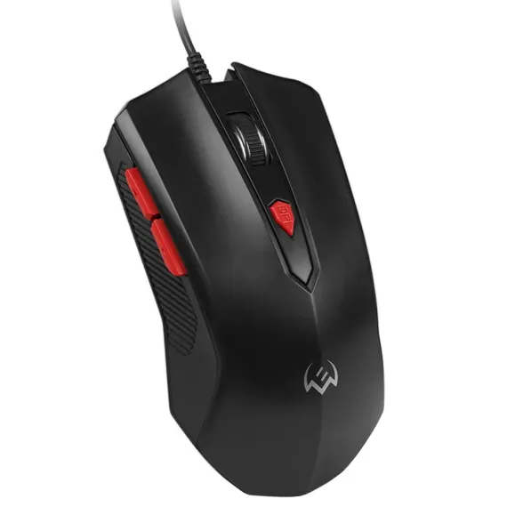 SET TASTATURA + MOUSE + MOUSE PAD SVEN GS-9000, CU FIR, NEGRU/ROSU