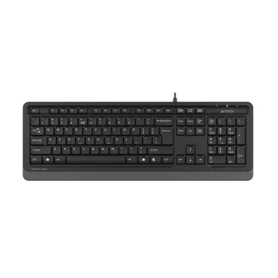 TASTATURA A4TECH FK10, CU FIR, NEGRU/GRI