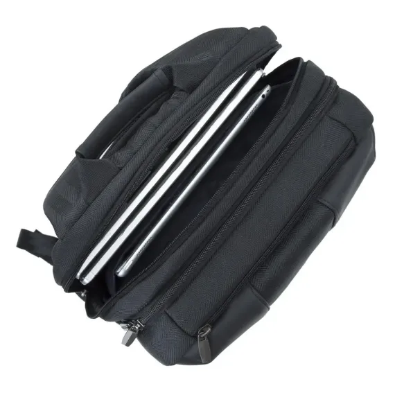 RUCSAC PENTRU LAPTOP RIVACASE NARITA, 15.6", POLIESTER, NEGRU