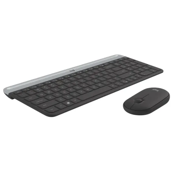SET TASTATURA + MOUSE LOGITECH MK470, FARA FIR, NEGRU