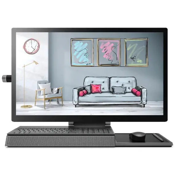 МОНОБЛОК LENOVO YOGA A940-27ICB, 27", INTEL CORE I7-9700, 32ГБ/512ГБ, WINDOWS 10 PRO, СЕРЫЙ