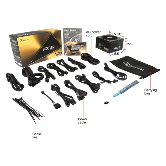 SURSA ALIMENTARE PC SEASONIC FOCUS GX, 850W, ATX, COMPLET MODULAR