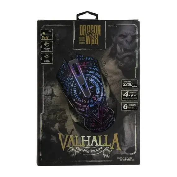 ИГРОВАЯ МЫШЬ QUMO VALHALLA, ЧЁРНЫЙ