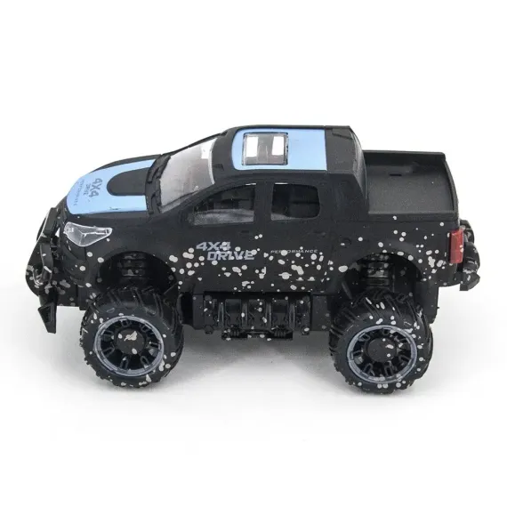 JUCARIE CU TELECOMANDA CRAZON 4CH OFF-ROAD CAR, 1:18, NEGRU/ALBASTRU (17MUD21B)