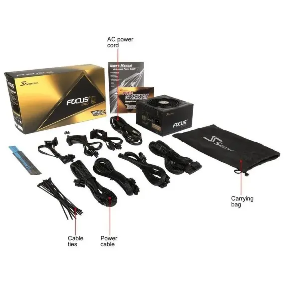 SURSA ALIMENTARE PC SEASONIC FOCUS GX, 650W, ATX, COMPLET MODULAR