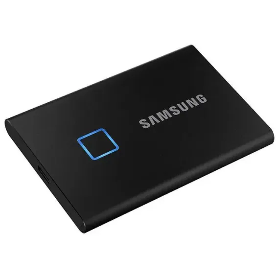 SSD PORTABIL EXTERN SAMSUNG PORTABLE SSD T7 TOUCH, 500 GB, NEGRU (MU-PC500K/WW)