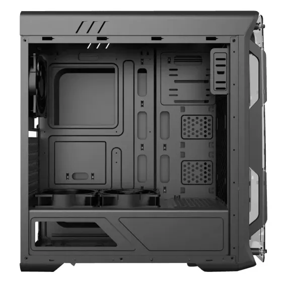 CARCASA PC GAMEMAX OPTICAL, MIDI-TOWER, ATX, NEGRU