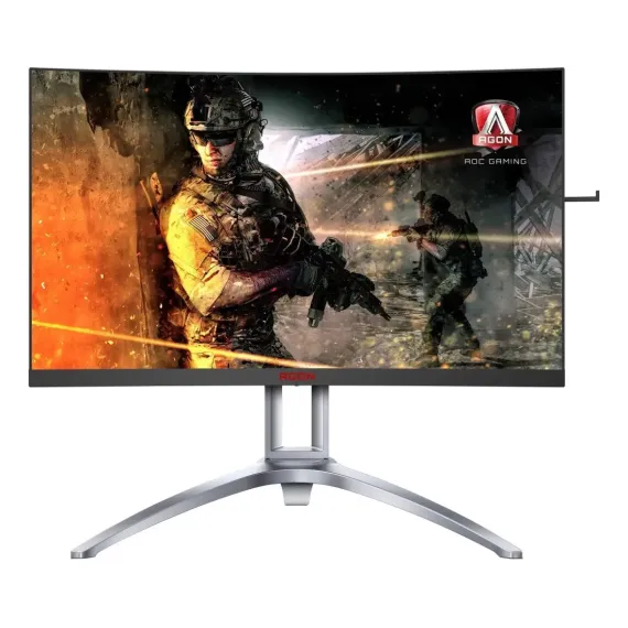 27" ИГРОВОЙ МОНИТОР AOC AGON AG273QCX, SVA 2560 X 1440 QHD, ЧЕРНЫЙ/СЕРЕБРИСТЫЙ