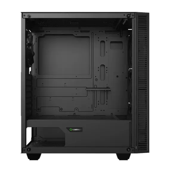 CARCASA PC GAMEMAX DRACO XD, MIDI-TOWER, ATX, NEGRU