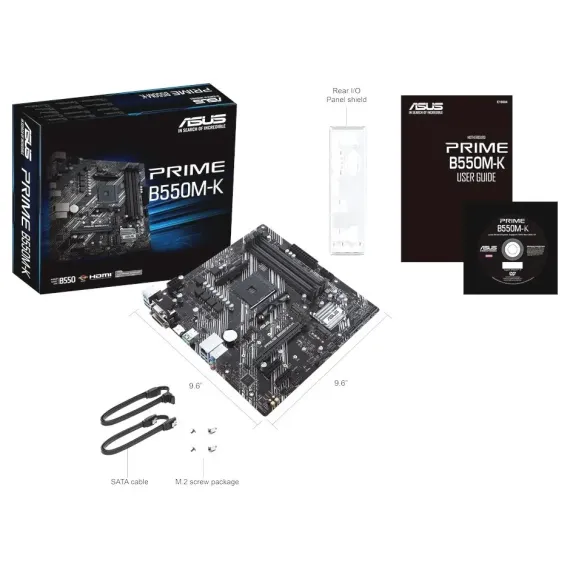PLACA DE BAZA ASUS PRIME B550M-K, AM4, AMD B550, MICRO-ATX
