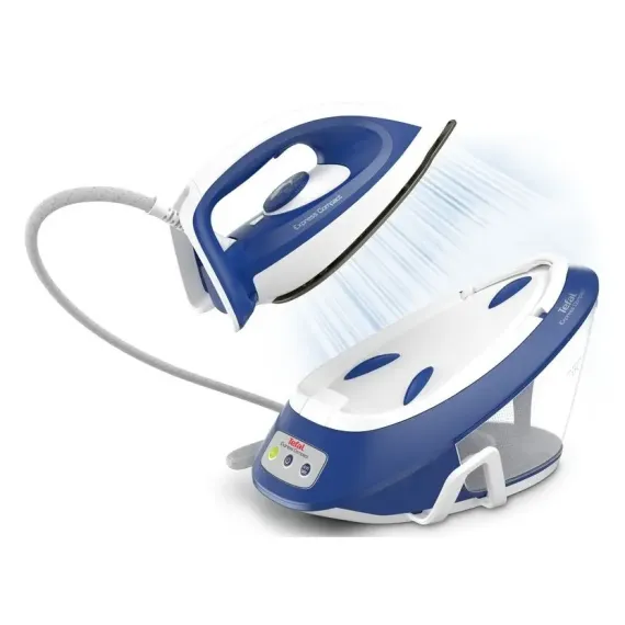 FIER DE CALCAT CU GENERATOR DE ABUR TEFAL SV7112E0, 2600W, ALBASTRU DESCHIS