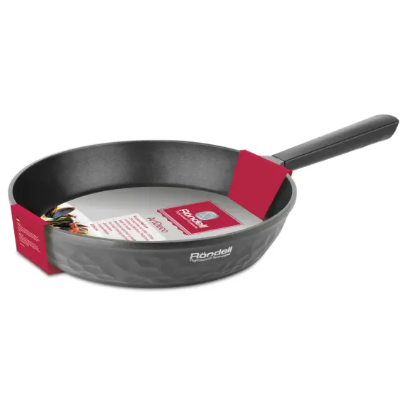 СКОВОРОДА RONDELL RDA-1256, 24СМ, ЧЁРНЫЙ