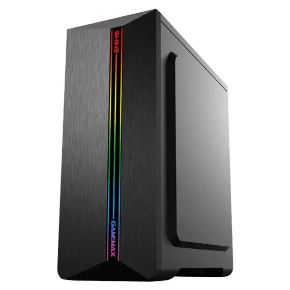 CARCASA PC GAMEMAX SHINE, MIDI-TOWER, ATX, NEGRU