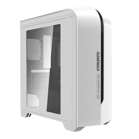 КОМПЬЮТЕРНЫЙ КОРПУС GAMEMAX CENTAURI, MIDI-TOWER, ATX, БЕЛЫЙ/ЧЁРНЫЙ