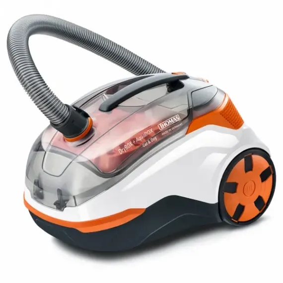 ТРАДИЦИОННЫЙ ПЫЛЕСОС THOMAS DRY & AQUA-BOX CAT & DOG, БЕЛЫЙ | ОРАНЖЕВЫЙ