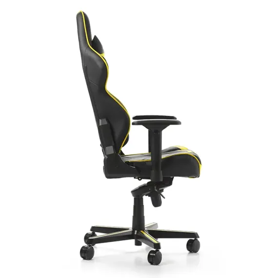 SCAUN GAMING DXRACER RACING PRO, PU PIELE, NEGRU/GALBEN