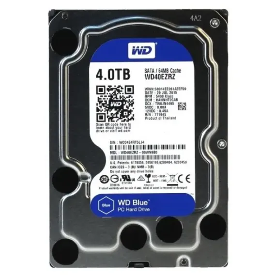 ЖЕСТКИЙ ДИСК WESTERN DIGITAL WD BLUE, 3.5",  4 TB