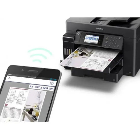 MULTIFUNCTIONAL INKJET EPSON L15160, NEGRU