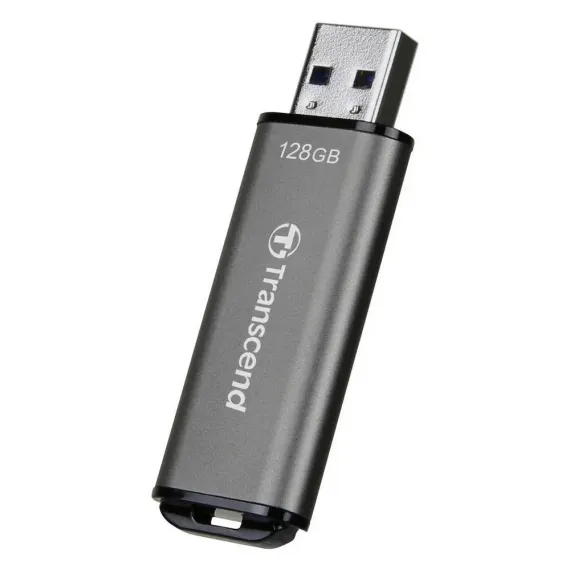 USB FLASH НАКОПИТЕЛЬ TRANSCEND JETFLASH 920, 128ГБ, СЕРЫЙ