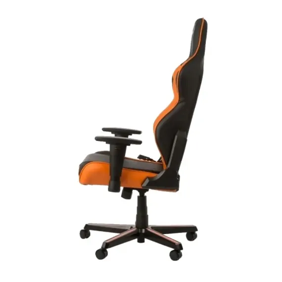 ИГРОВОЕ КРЕСЛО DXRACER RACING, ИСКУССТВЕННАЯ КОЖА, ЧЕРНЫЙ/ОРАНЖЕВЫЙ