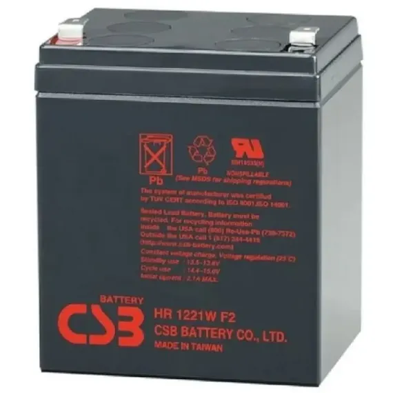 АККУМУЛЯТОР ДЛЯ РЕЗЕРВНОГО ПИТАНИЯ CSB HR-1221, 12В 5