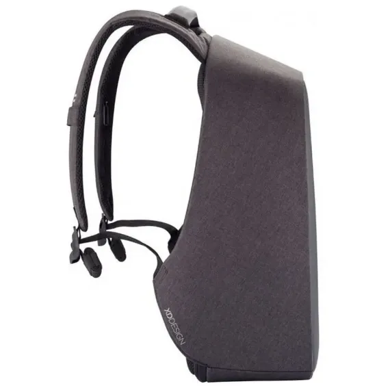 РЮКЗАК ДЛЯ НОУТБУКА BOBBY HERO REGULAR, 15.6", ИСКУССТВЕННАЯ КОЖА, ЧЁРНЫЙ