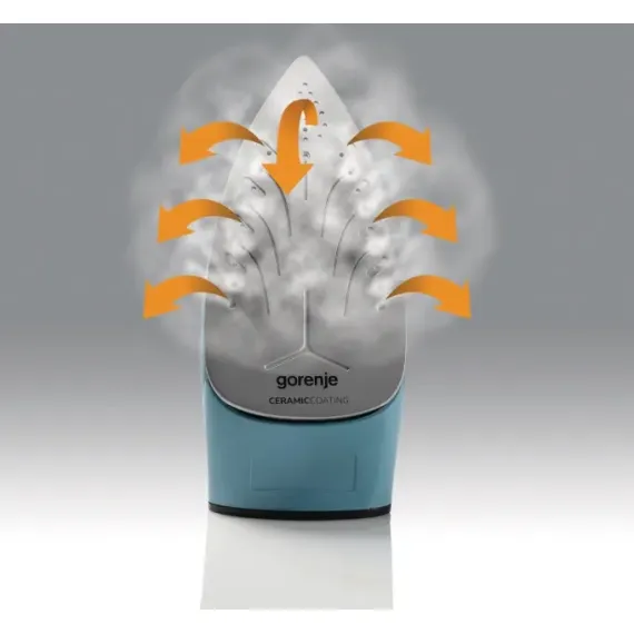 УТЮГ С ПАРОГЕНЕРАТОРОМ GORENJE SGH2200LBC, 2200ВТ, СИНИЙ