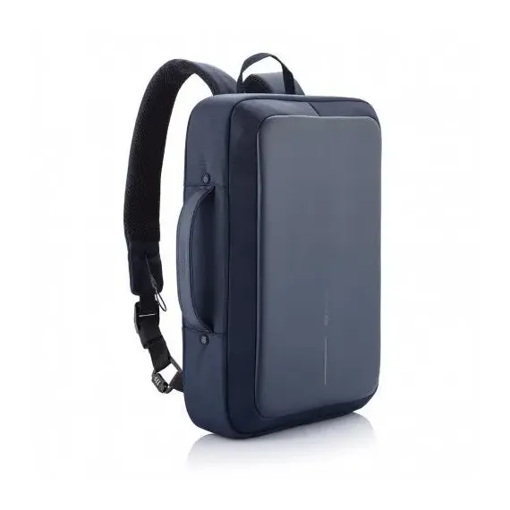 RUCSAC PENTRU LAPTOP BOBBY BIZZ, PIELE ARTIFICIALA, ALBASTRU INCHIS