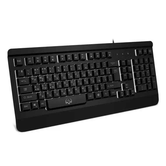 TASTATURA SVEN KB-G9450, CU FIR, NEGRU