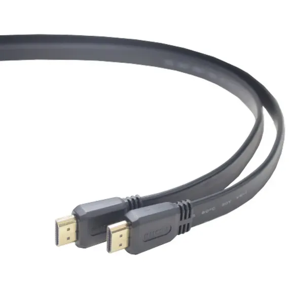 CABLU VIDEO CABLEXPERT CC-HDMI4F-1M, HDMI (M) - HDMI (M), 1M, NEGRU