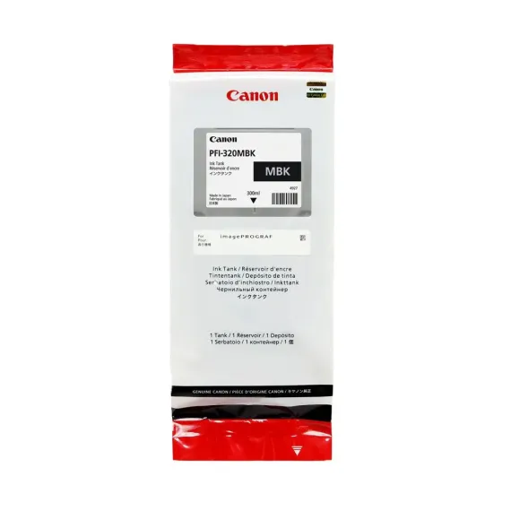 КАРТРИДЖ ЧЕРНИЛЬНЫЙ CANON PFI-320, 2889C001, МАТОВЫЙ ЧЕРНЫЙ