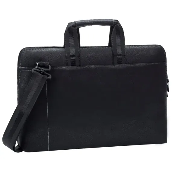 СУМКА ДЛЯ НОУТБУКА RIVACASE ORLY, 15.6", ПОЛИЭСТЕР, ЧЁРНЫЙ