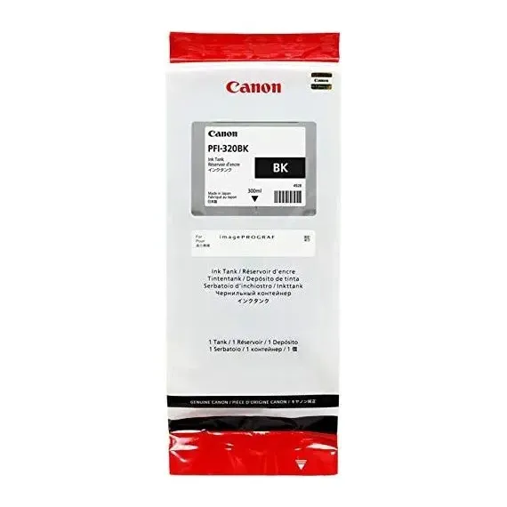 КАРТРИДЖ ЧЕРНИЛЬНЫЙ CANON PFI-320, 2890C001, ЧЕРНЫЙ